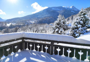 Chambre d'hôtes annecy-bauges-aravis-beaufortain-faverges, vue montagnes, La Sambuy, ski de randonnée, neige