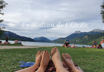 Chambre d'hôtes annecy-bauges-aravis-beaufortain-faverges, baignade et activités nautiques au Lac d'Annecy