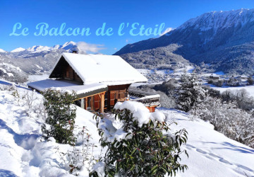 Chambre d'hôtes annecy-bauges-aravis-beaufortain-faverges, vue montagnes, Le Charvin, ski, neige